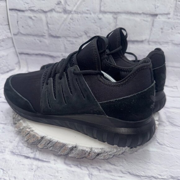 adidas Tubular Radial Core Black Running Shoes Men's Size 12.5 Sneakers EUC - Picture 3 of 10